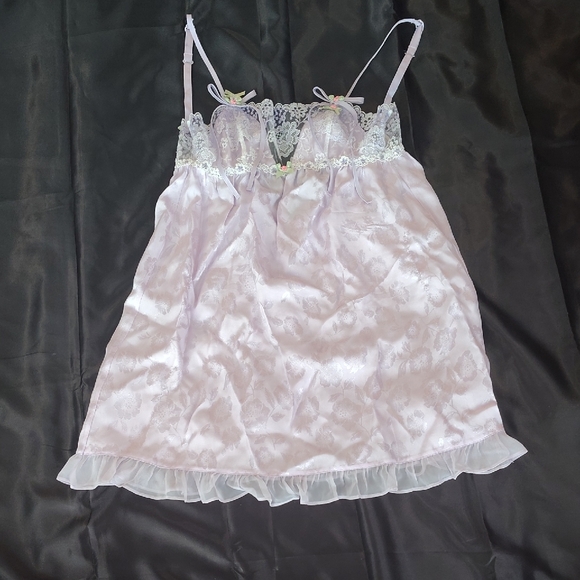 For Love And Lemons Other - For Love And Lemons Light Purple Chemise Slip with Lace